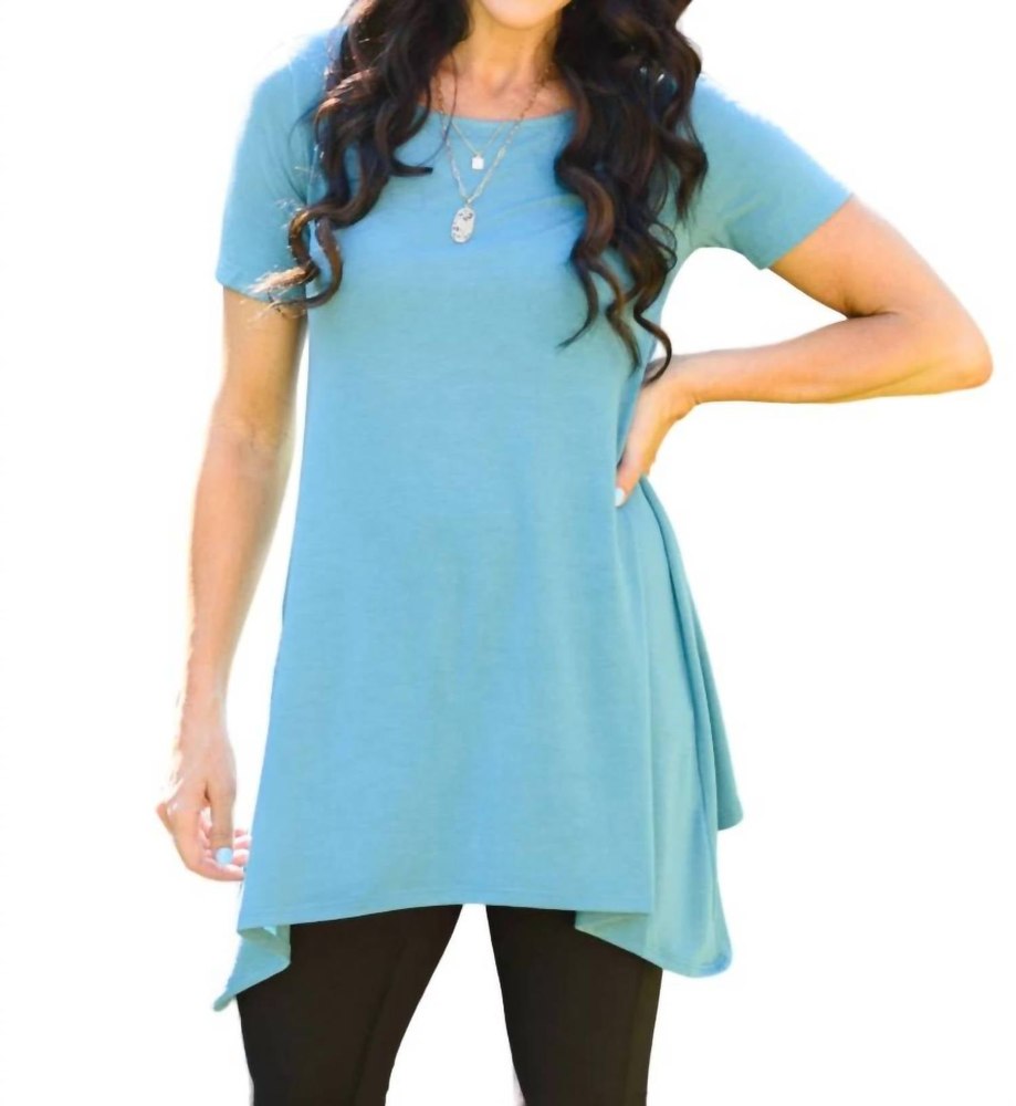 Fresh Feels Top In Teal 7732558004284