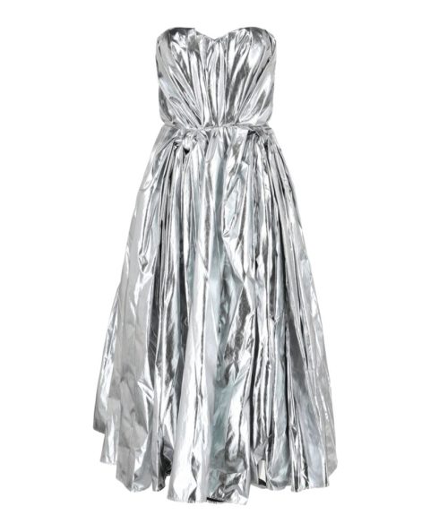 Bow Drape Bustier Dress