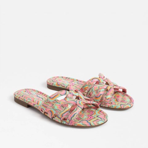 Women’s Cat Sandal In Pink Multi