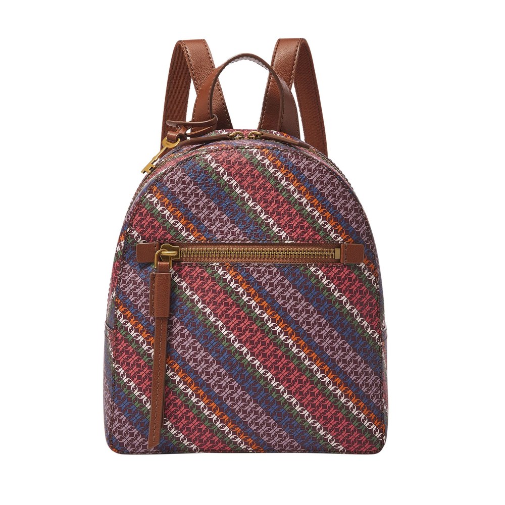 Fossil Women’s Megan Printed PVC Small Backpack