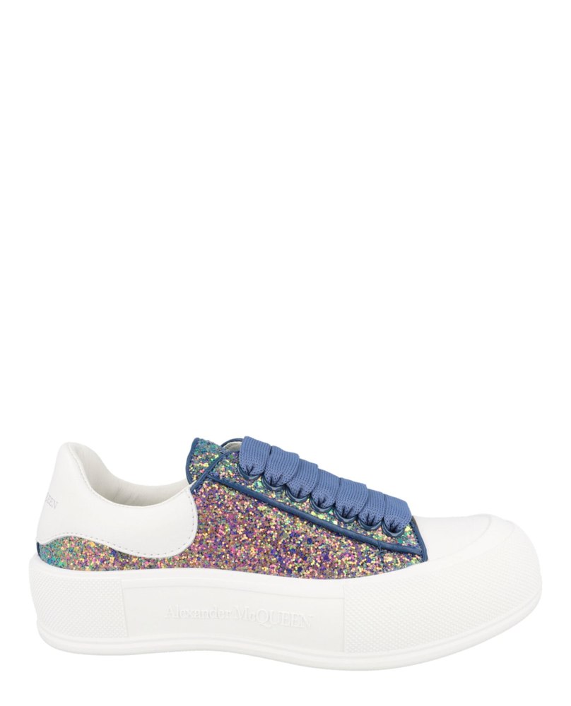 Glitter Low-Top Sneakers