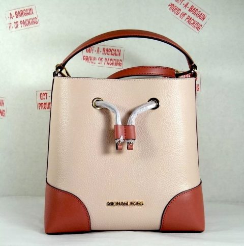 Michael Kors Women’s Mercer Drawstring Bucket Messenger Bag