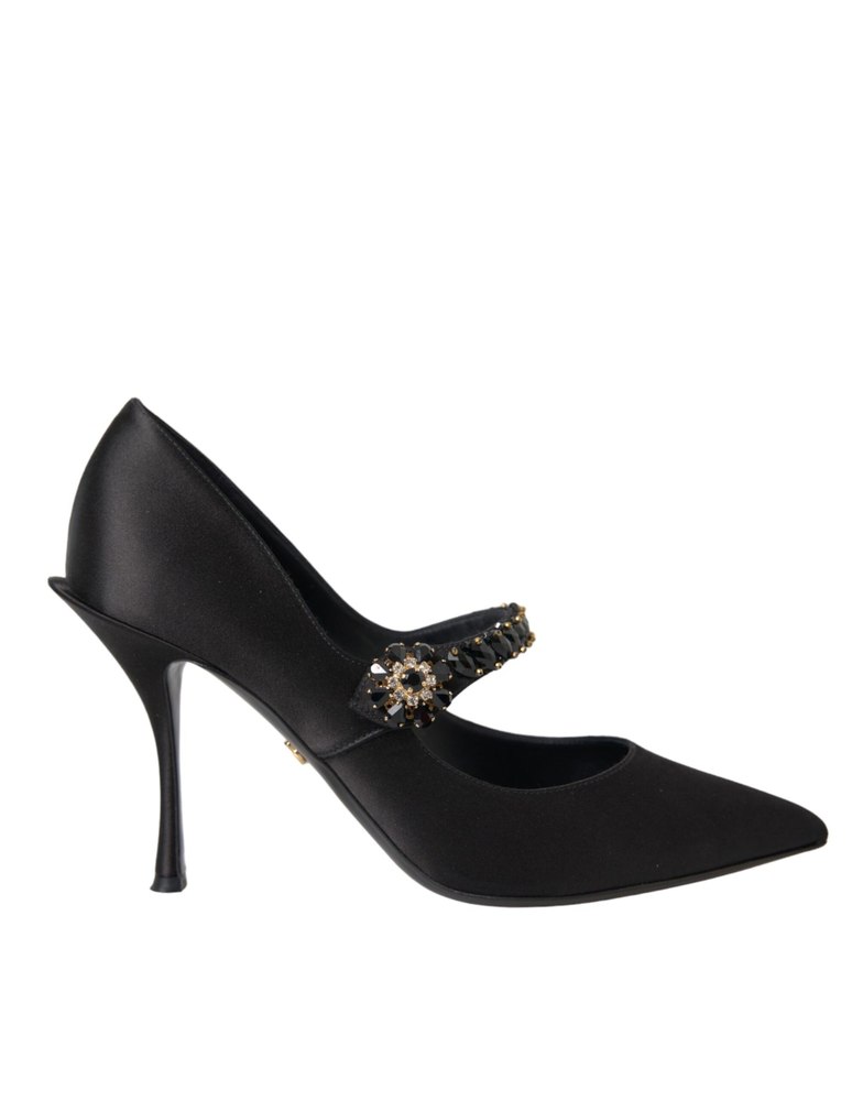 Dolce & Gabbana Mary Jane Crystal Heels Pumps Women’s Shoes (Pre-Owned)
