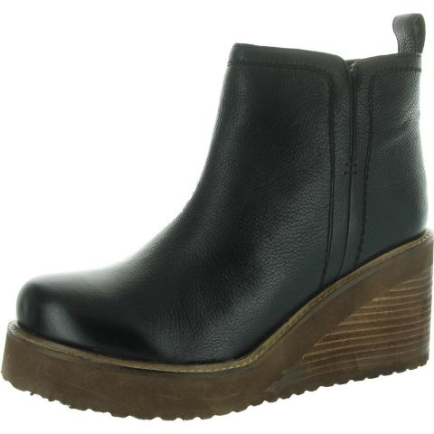 Comet Ride Zipper Leather Ankle Boots