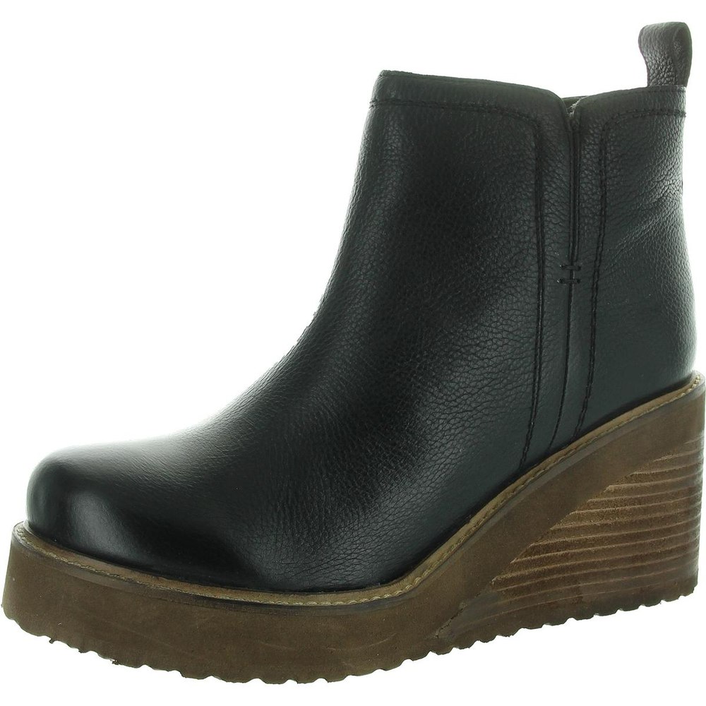 Comet Ride Zipper Leather Ankle Boots