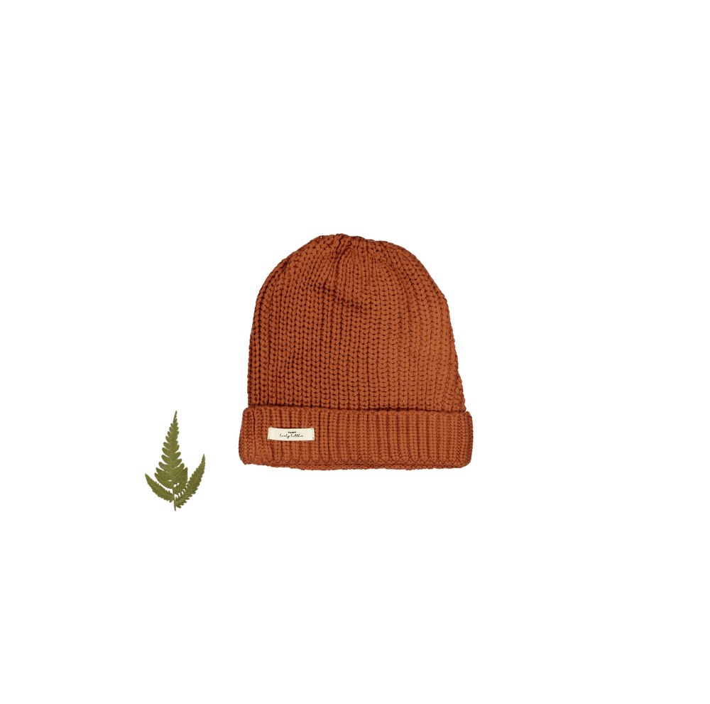 The Chunky Knit Hat – Caramel