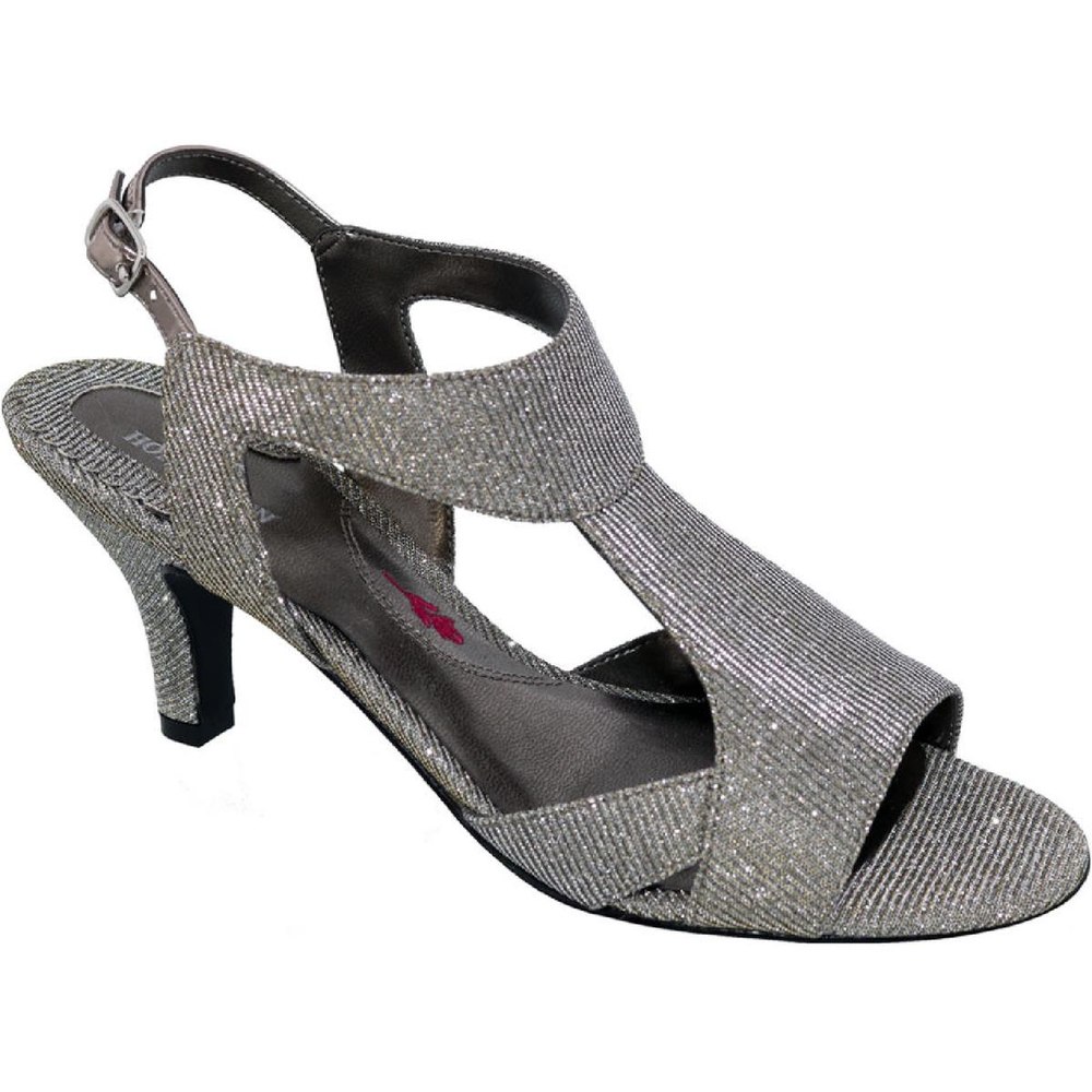 Lucky T-Strap Heel Sandals
