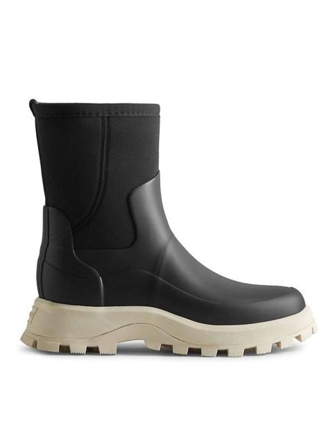 Women’s City Explorer Short Boot In Black/shaded White