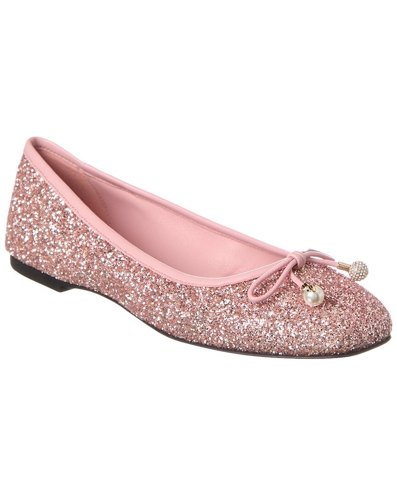 Jimmy Choo Elme Glitter Flat 7733598552124