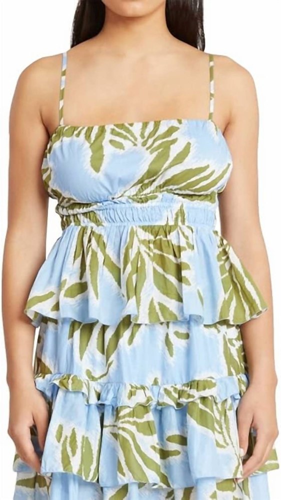 Polina Top In Horizon Blue Multi 7733618769980