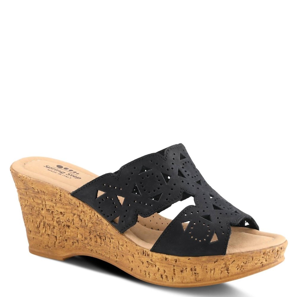Flamyo Sandal In Black Nubuck