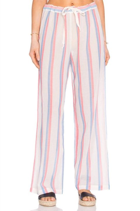 Drawcord Pants In Multi