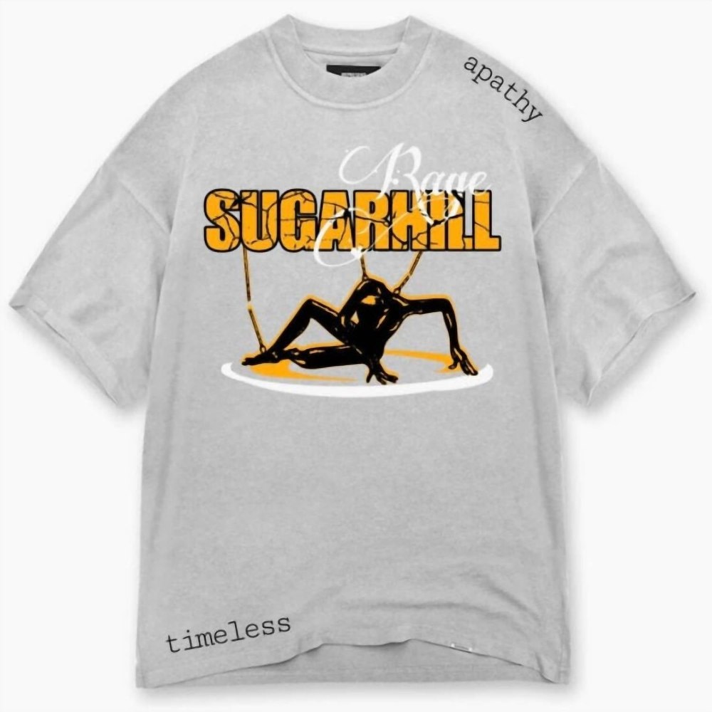 Men’s Apathy T Shirt In Faded Grey 7733632368700