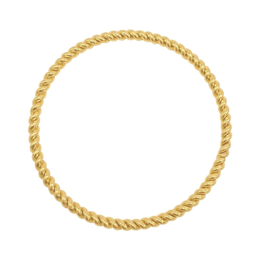 Rope Bangle Bracelet gold