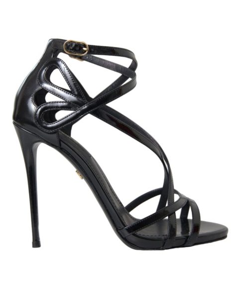 Dolce & Gabbana Bellucci Leather Heels Sandals Women’s Shoes (Pre-Owned)