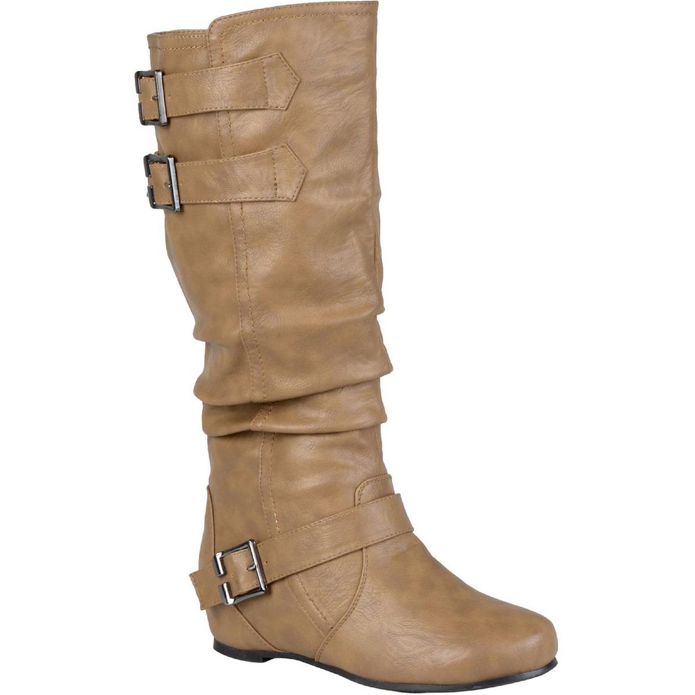 Tiffany Faux Leather Extra Wide Calf Mid-Calf Boots