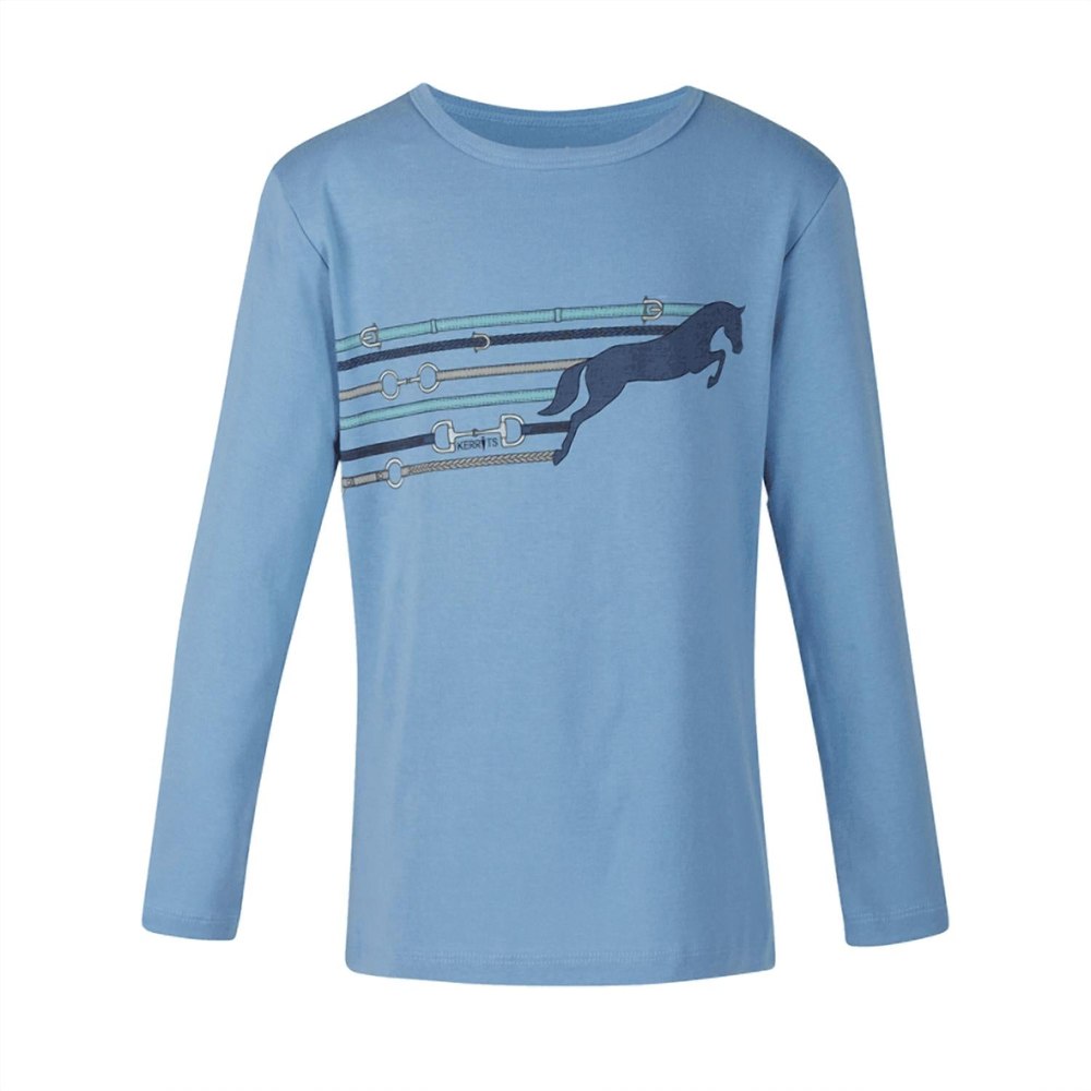 Kids’ Pony Up Tee In Skyblue