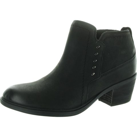 NEVA LO Embroidered Leather Chelsea Boots