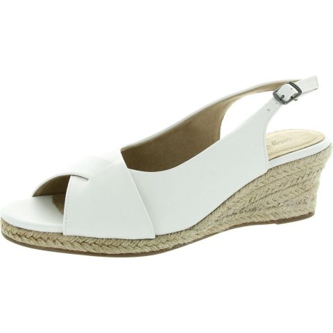 Devita Cushioned Footbed Faux Leather Slingback Sandals