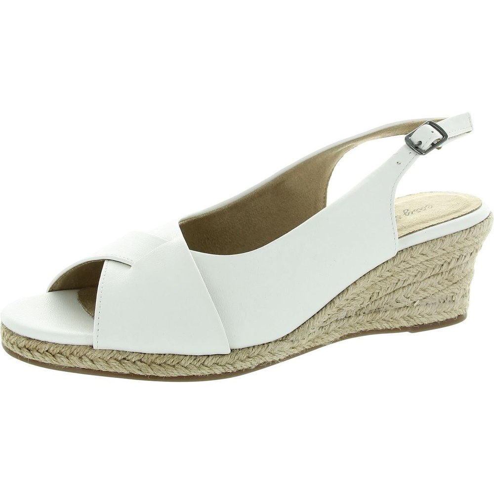 Devita Cushioned Footbed Faux Leather Slingback Sandals