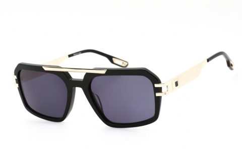Porta Romana 550 Gold Rectangular Sunglasses 57 mm
