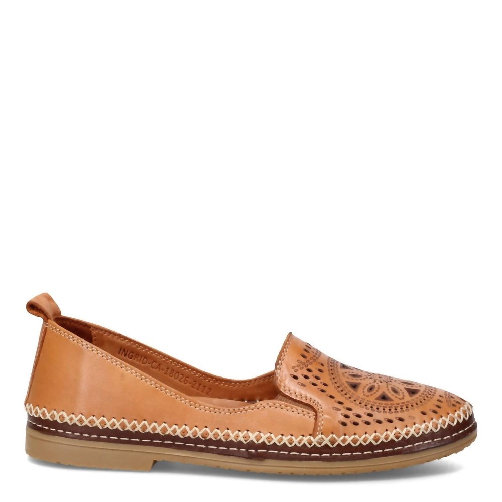 Women’s Ingrid Slip-On Shoes In Camel