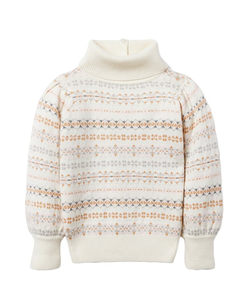 Janie and Jack The Fairisle Turtleneck Sweater
