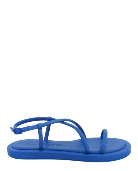 Crossover Strap Open-Toe Flat Sandals