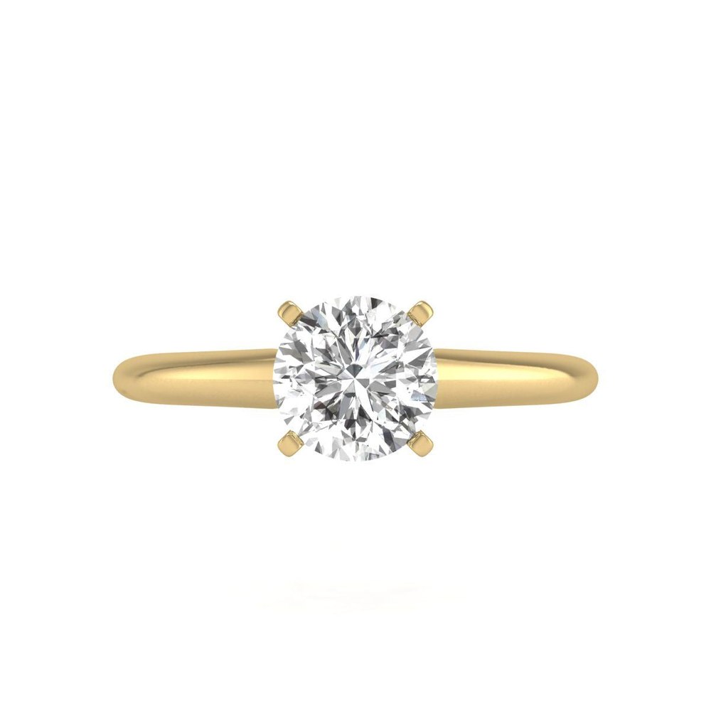 Diana M Lab 14KT YG 2ct TW LGD 4PRONG SOLITAIRE RING