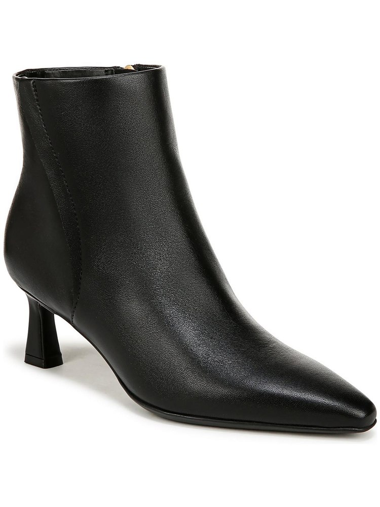 Womens Leather Pointed Toe Booties 7820281315388