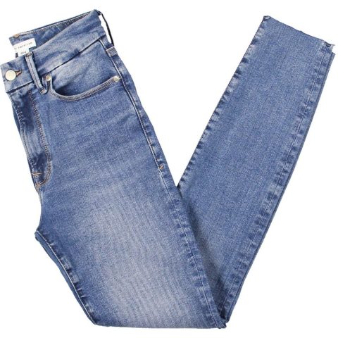 Low Rise Medium Wash Skinny Jeans