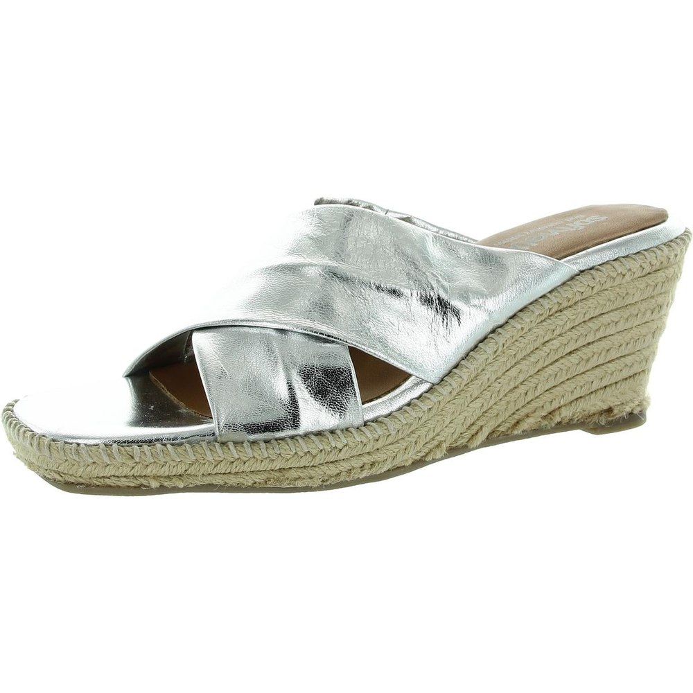 Hastlings Criss-Cross Suede Wedge Sandals