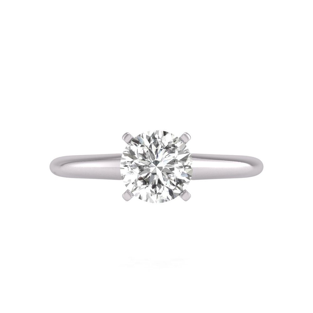 Diana M Lab 14KT WG 2ct TW LGD 4PRONG SOLITAIRE RING