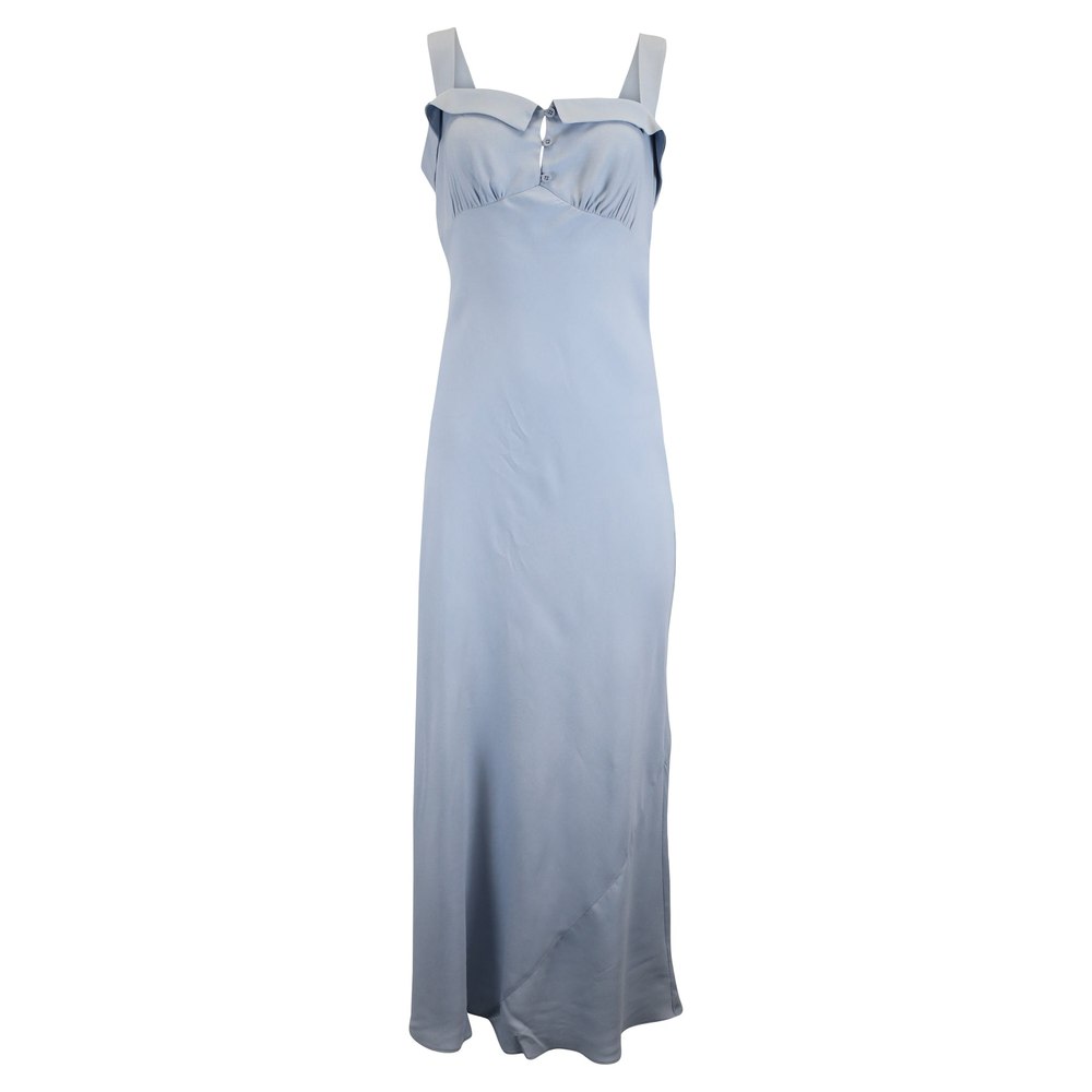 Reformation Tancy Midi Dress in Light Blue Viscose 7733674311740