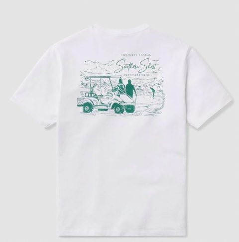 Men’s Stay The Course Short Sleeve Tee In Bright White