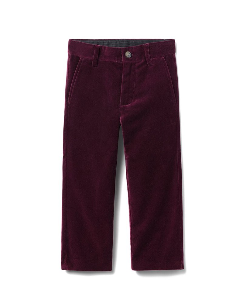 Janie and Jack The Velvet Party Pant