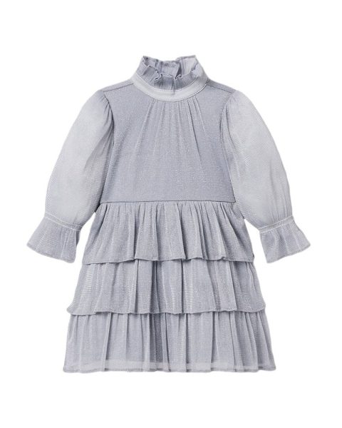 Janie and Jack Sparkle Mesh Ruffle Dress 7782705397820