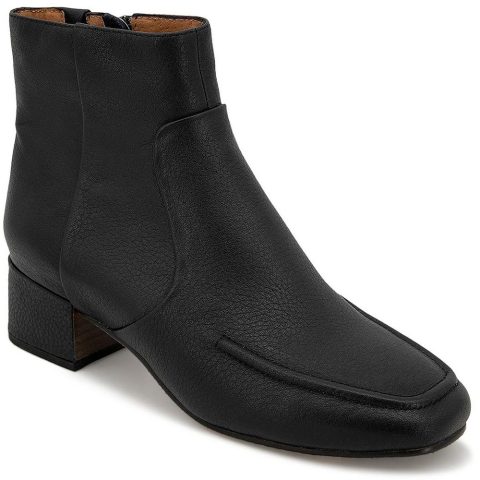Ella Apron Bootie Leather Ankle Boots