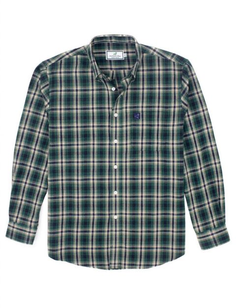 Men’s Classic Flannel Shirt In Alpine