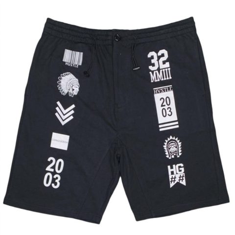 Men’s Graphic Short In Black 7733693677628