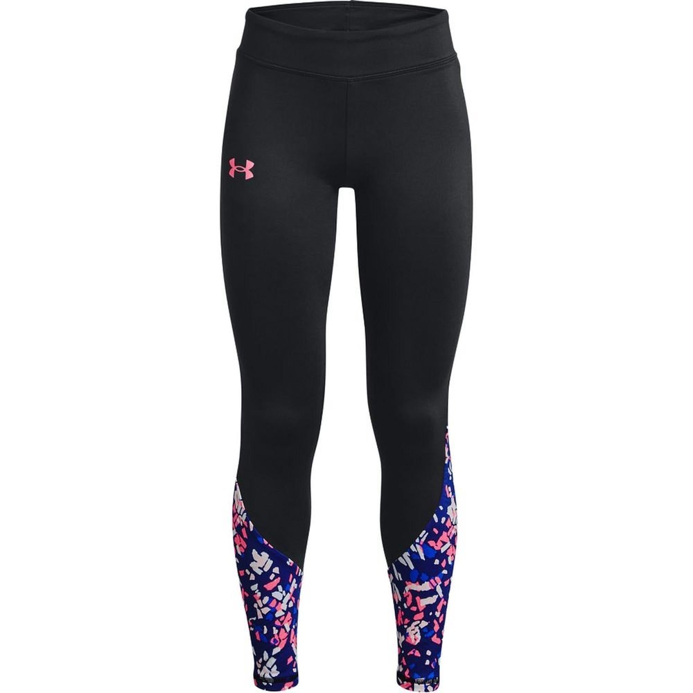 Girls’ Cozy Armour Leggings In Black / Pink Punk 7733691056188