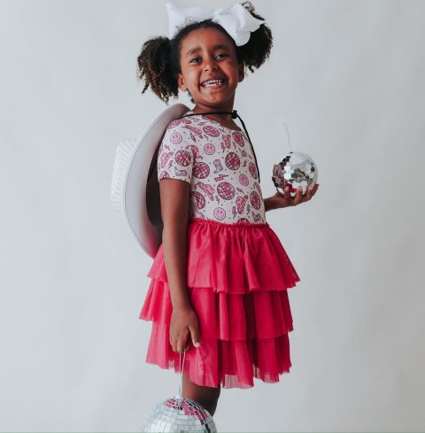 LET’S GO GIRLZzz DREAM SHORT SLEEVE TUTU DRESS
