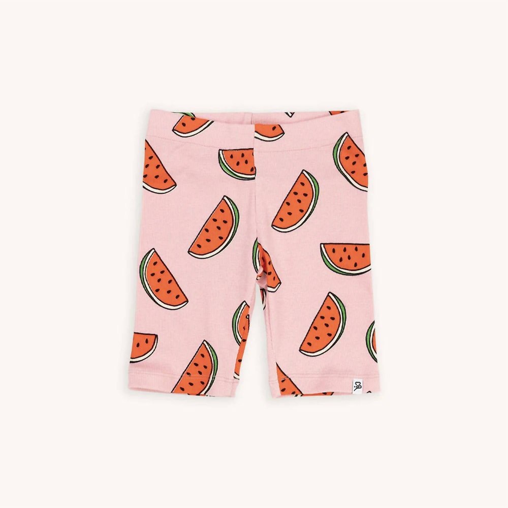Girl’s Biker Leggings In Pink 7733697544252