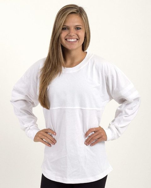 Boxercraft Women’s Pom Pom Long Sleeve Jersey T-Shirt