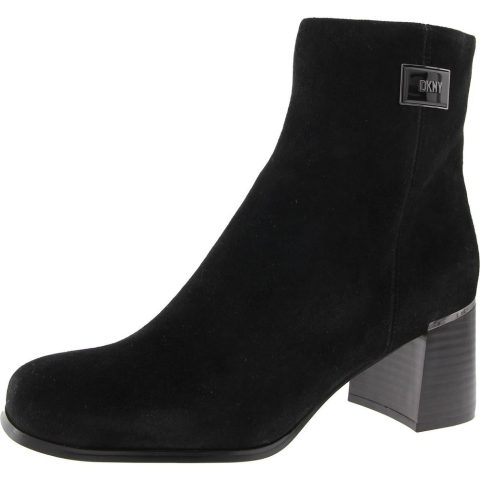Ranya Zipper Suede Booties