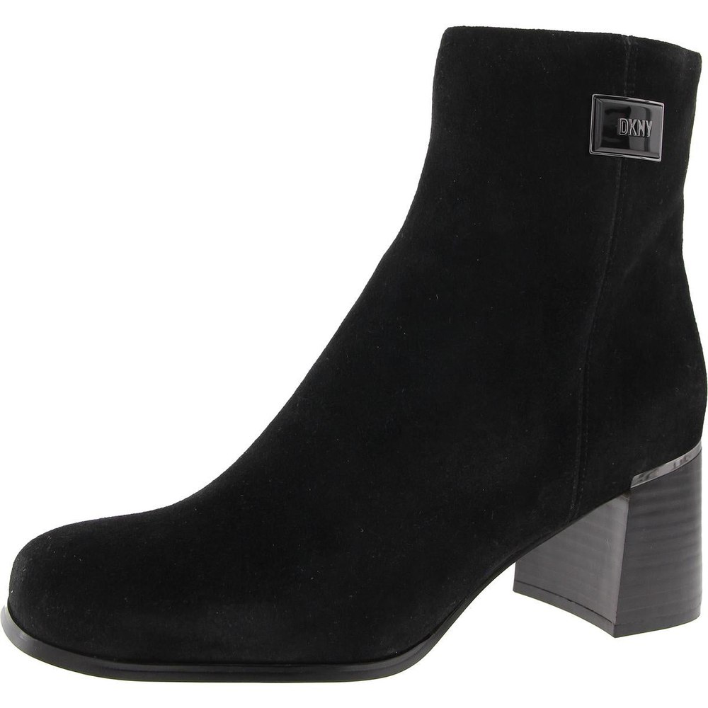 Ranya Zipper Suede Booties