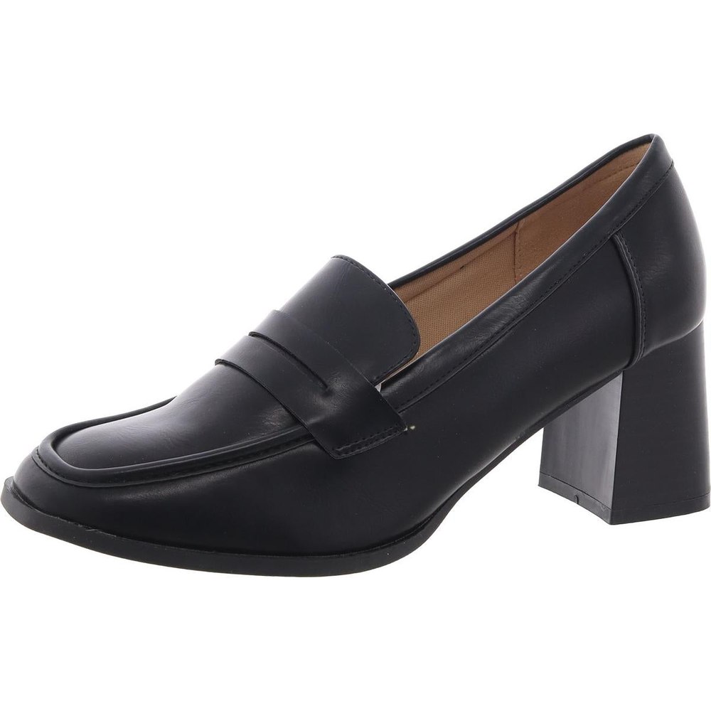 Malleah Solid Loafer Heels
