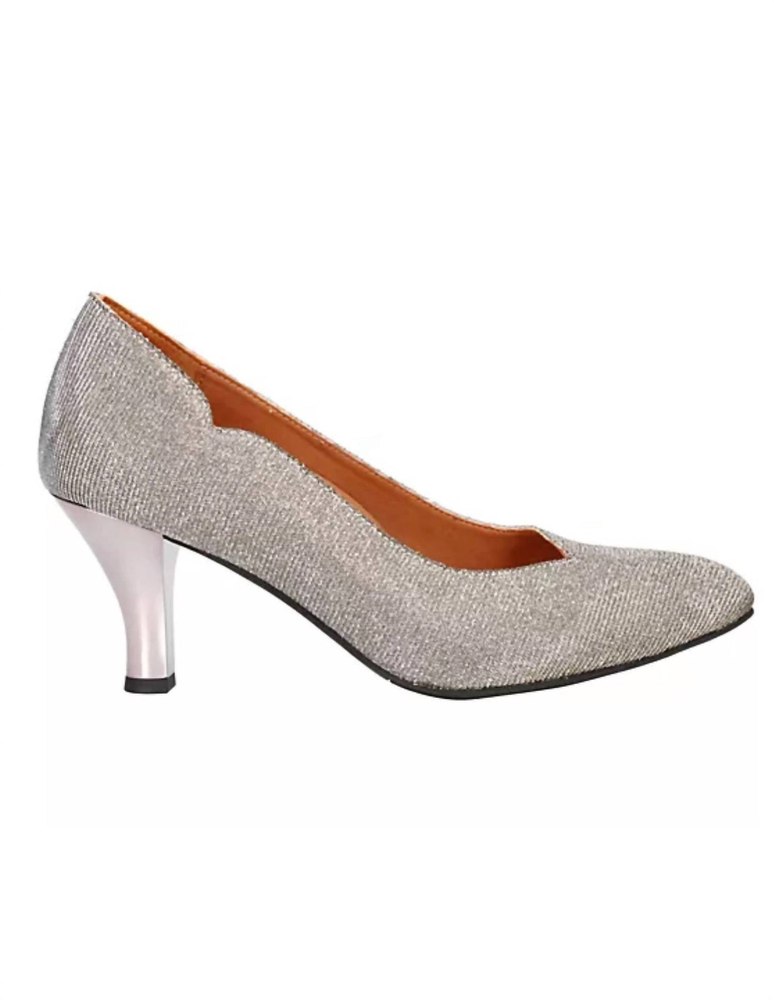 Women’s Bamelle Pump Shoe In Pewter Glitter 7733706588220