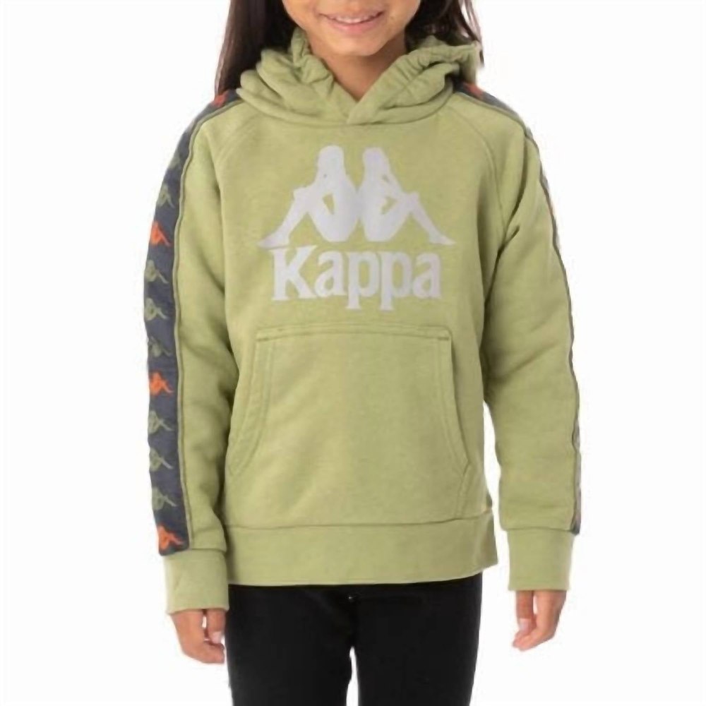 Kid’s 222 Banda Hurtado 3 Hoodie In Green Salvia 7733708488764