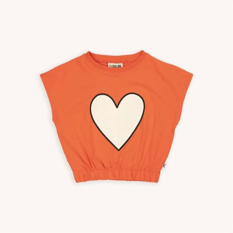 Girl’s Balloon Top In Red 7733734965308